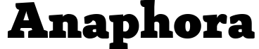 Anaphora
