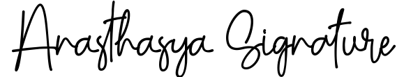 Anasthasya Signature