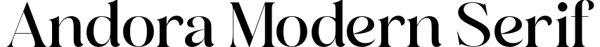Andora Modern Serif