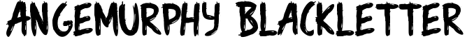 Angemurphy Blackletter