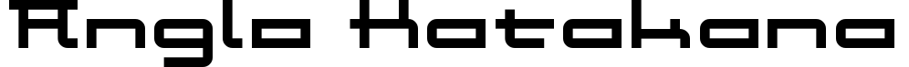 Anglo Katakana