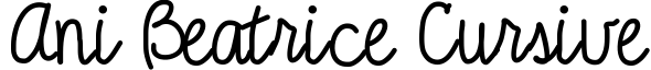 Ani Beatrice Cursive