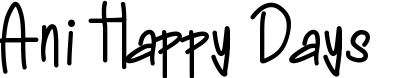 Ani Happy Days
