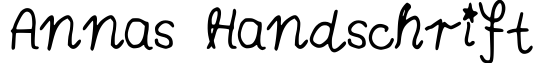 Annas Handschrift