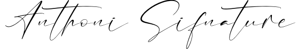 Anthoni Sifnature