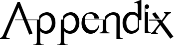 Appendix