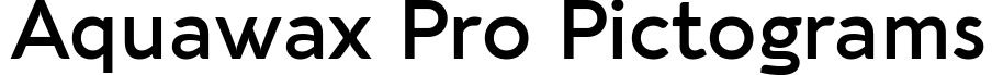 Aquawax Pro Pictograms
