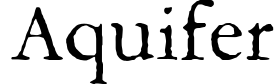 Aquifer