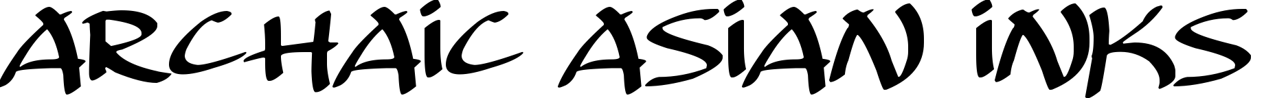 Archaic Asian Inks