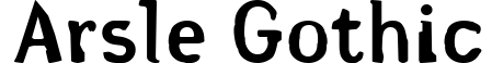 Arsle Gothic