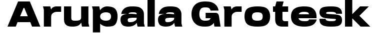 Arupala Grotesk