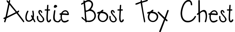 Austie Bost Toy Chest