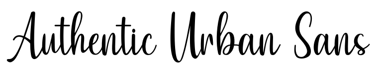 Authentic Urban Sans