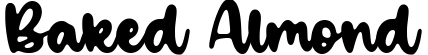 Baked Almond