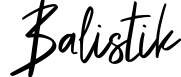 Balistik