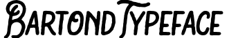 Bartond Typeface