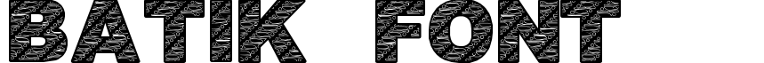 Batik Font 1