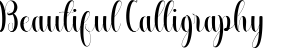 Beautiful Calligraphy