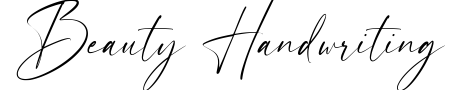 Beauty Handwriting
