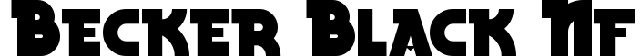 Becker Black NF