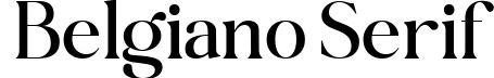 Belgiano Serif