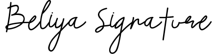 Beliya Signature