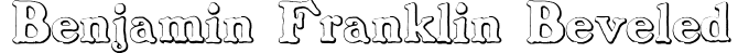 Benjamin Franklin Beveled