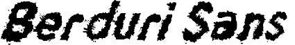 Berduri Sans