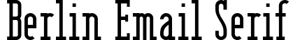 Berlin Email Serif