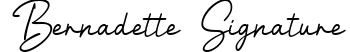 Bernadette Signature