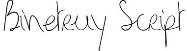 Binetruy Script