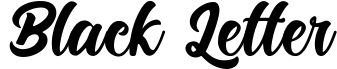 Black Letter