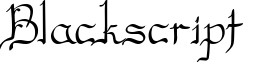 Blackscript