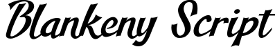 Blankeny Script