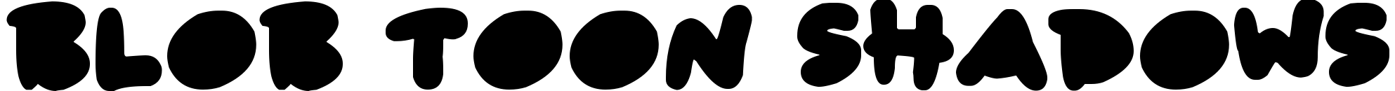 Blob Toon Shadows