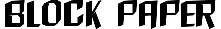 Block Paper