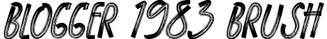 Blogger 1983 Brush