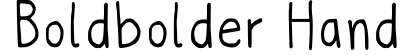 Boldbolder Hand