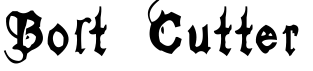 Bolt Cutter