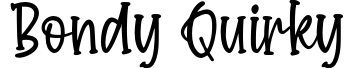 Bondy Quirky