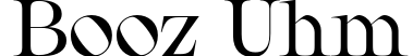 Booz-uhm