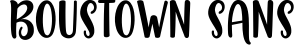 Boustown Sans