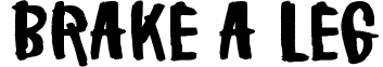 Brake a leg!