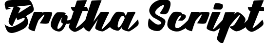 Brotha Script
