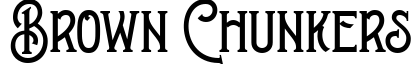 Brown Chunkers