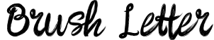 Brush Letter