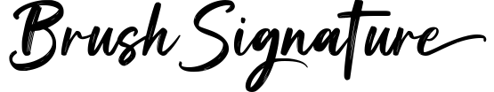 Brush Signature