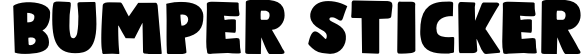 Bumper Sticker