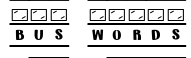 Bus Words