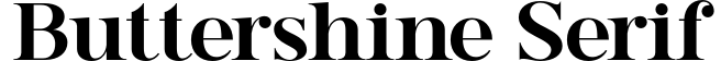 Buttershine Serif